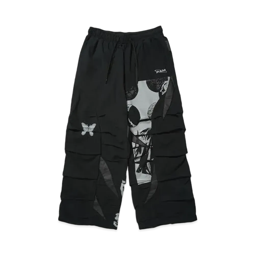 P.A.M. EQUINOX FLOWER PANT "BLACK"