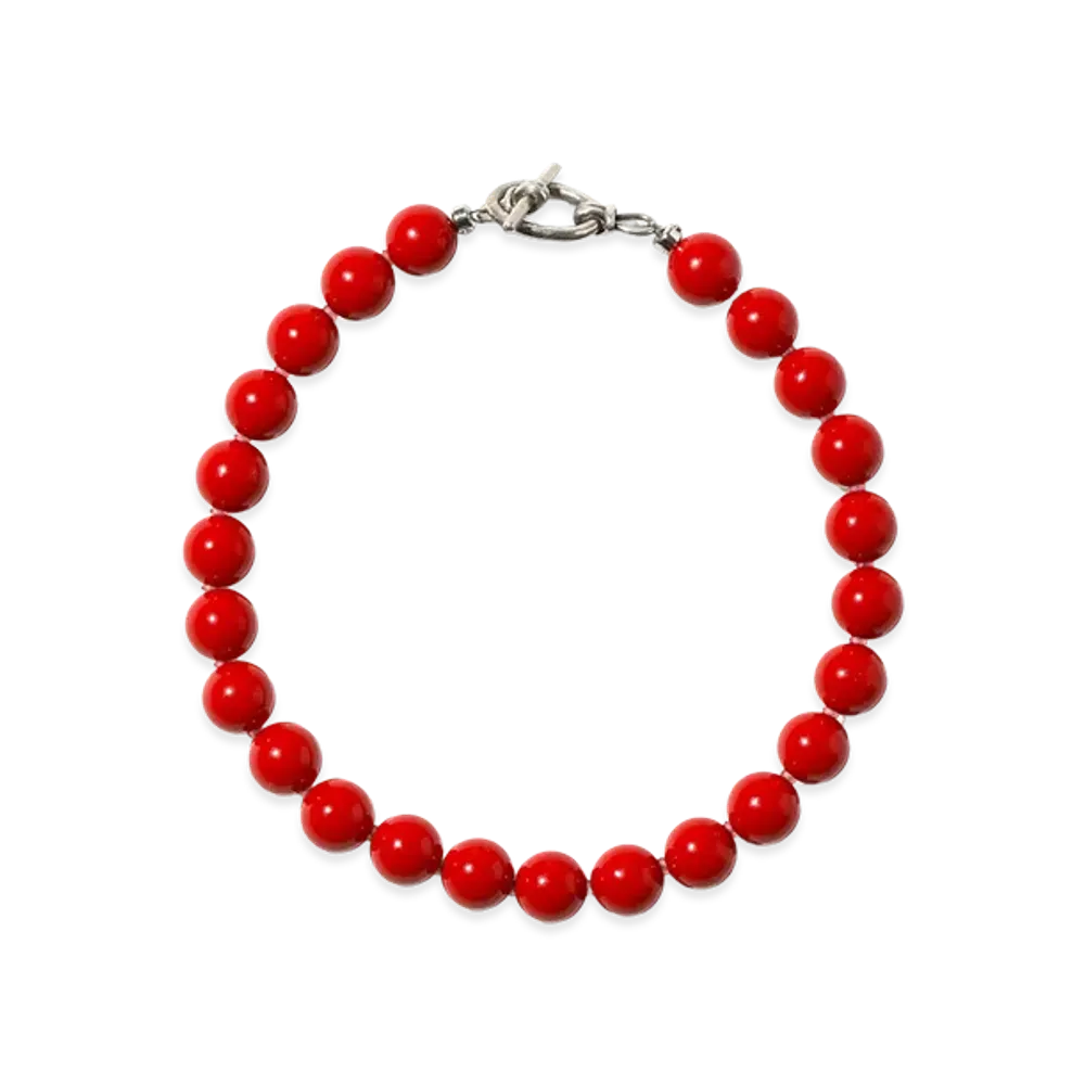 NEEDLES Bracelet Red Coral "Red"