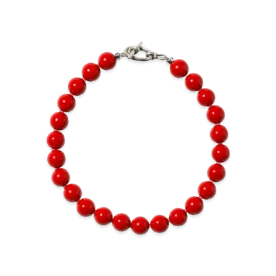 NEEDLES Bracelet Red Coral "Red"