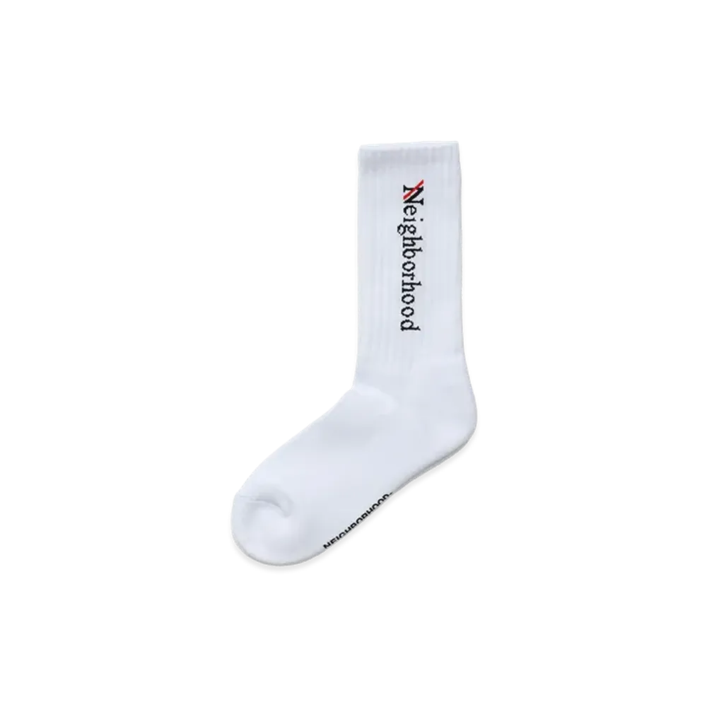 NEIGHBORHOOD Logo Socks "White"
