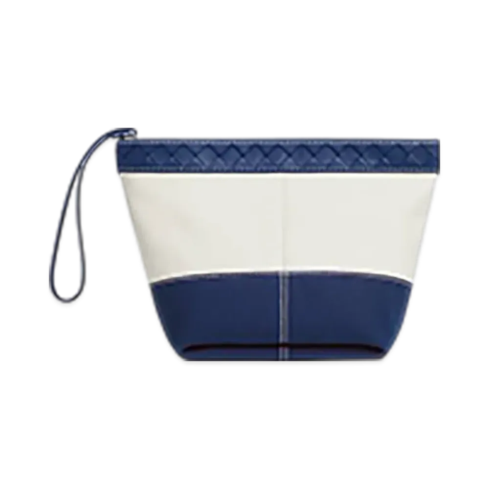 Bottega Veneta Flip Flap Medium Pouch "White/Cruise"