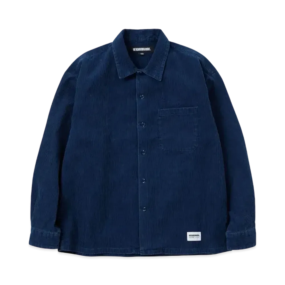 NEIGHBORHOOD Corduroy Shirt LS "Navy"