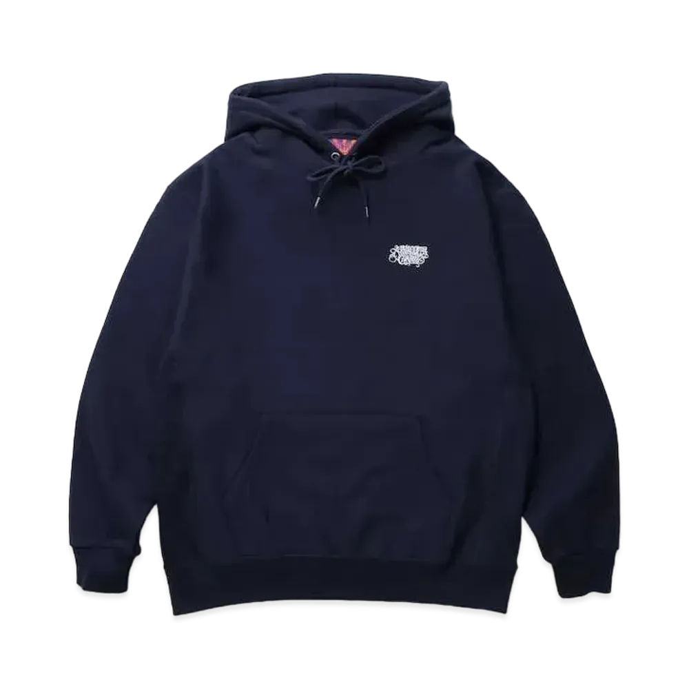 APHRODITEGANG CLASSIC LOGO HEAVY WEIGHT HOODED SWEAT SHIRT "Navy"
