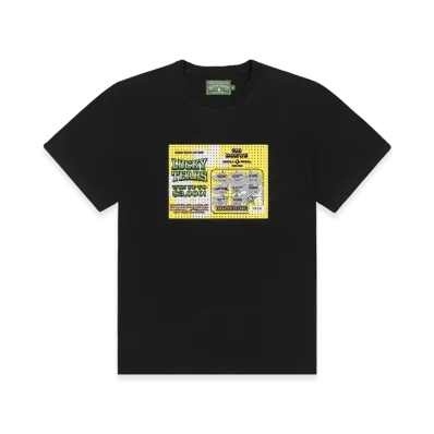 DENIM TEARS Scratch-Off Tee "Black"