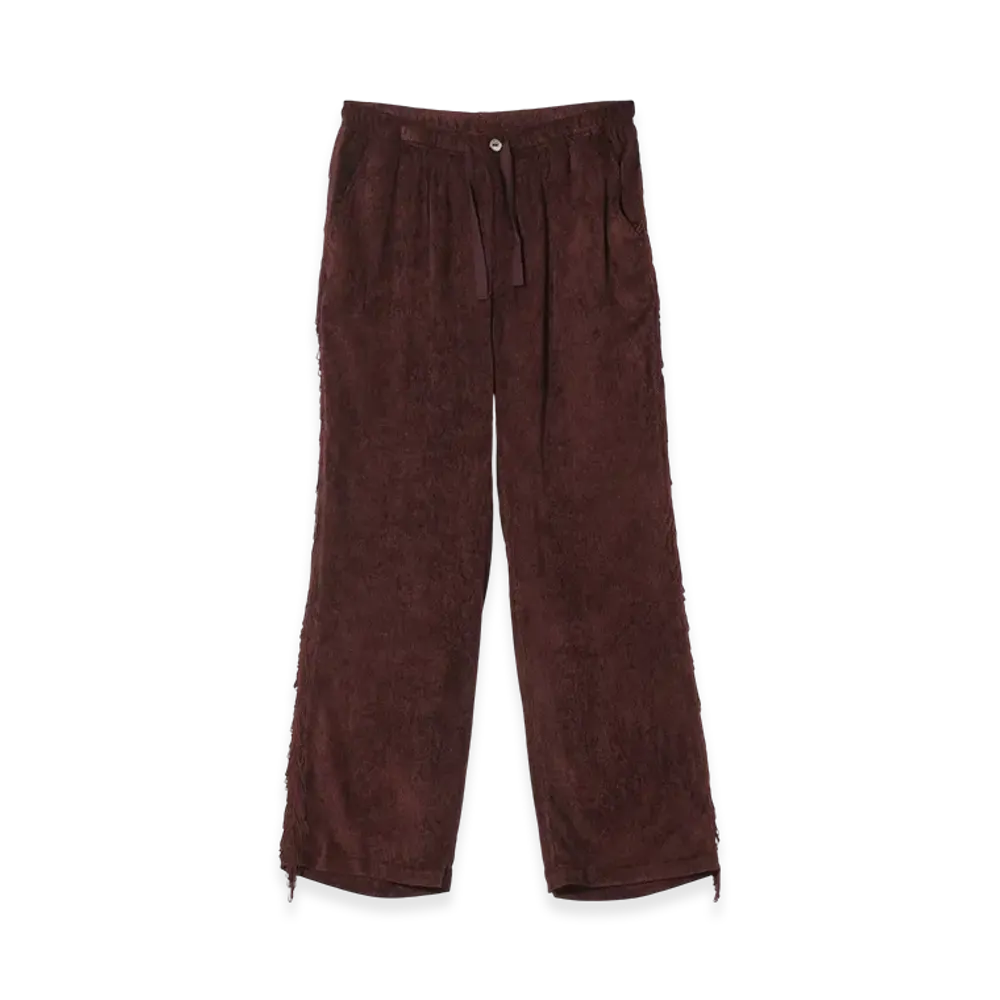 NEEDLES Fringe String Pant - Rayon Corduroy "Burgundy"