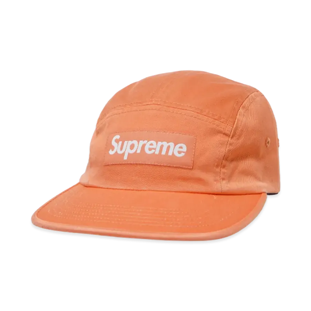 Supreme Washed Chino Twill Camp Cap (26SS) "Light Orange"
