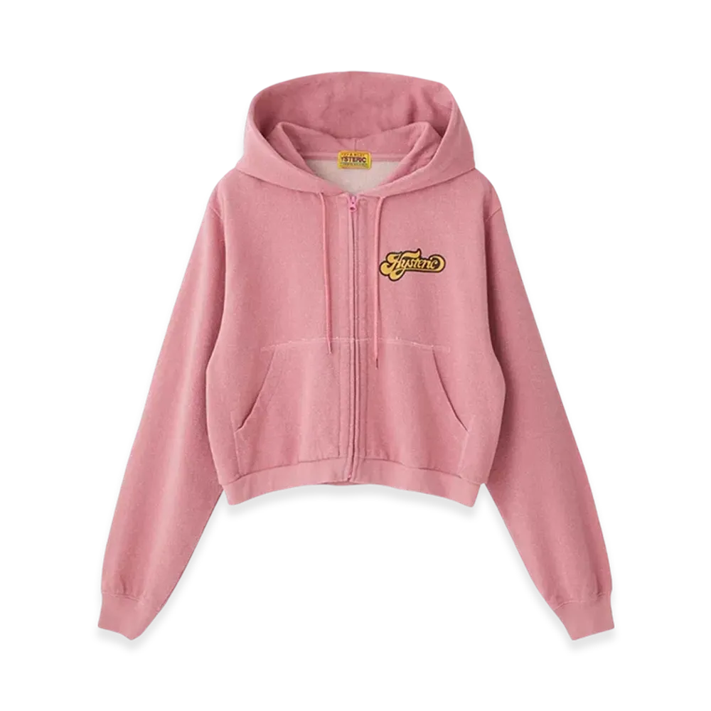 HYSTERIC GLAMOUR Levitated Girl Short Hoodie "Pink"