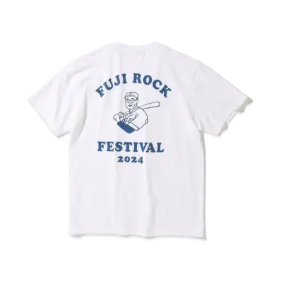 FUJI ROCK FESTIVAL'24 x BEAMS Rwche Dude Logo Tee "White"