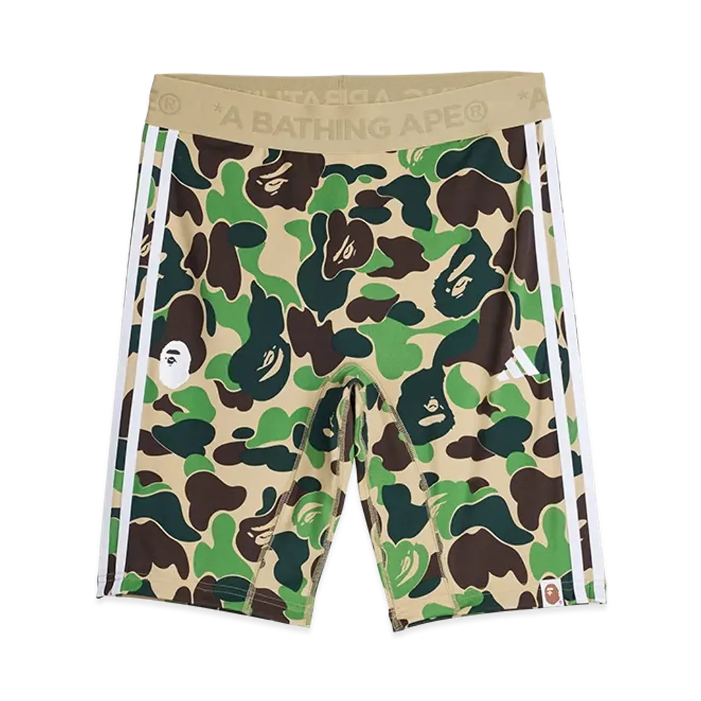 adidas x A BATHING APE BAPE FB Tights "Crew Green"