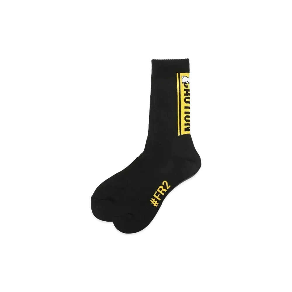 FR2 Vertical Line Socks "Black"