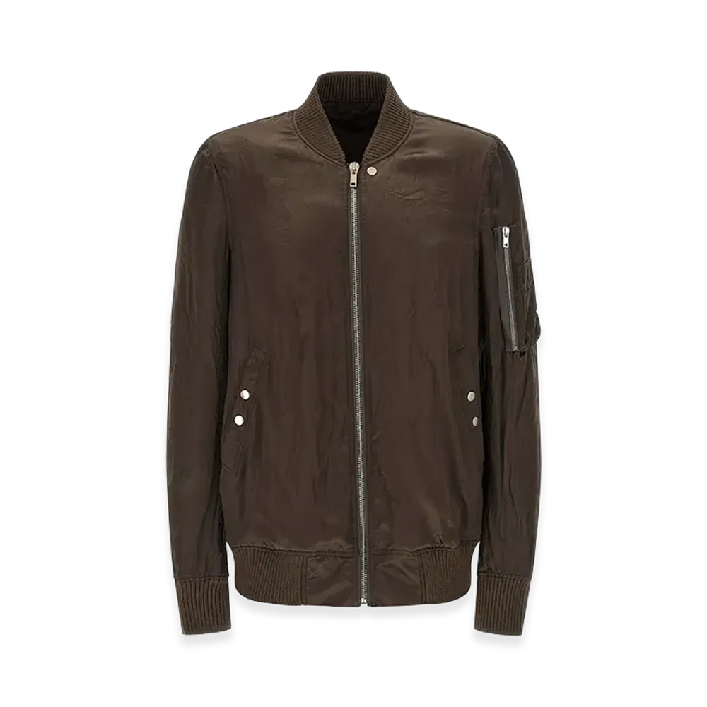 Rick Owens Classic Flight' Bomber Jacket "Brown"