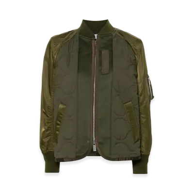 sacai Women's Coats "Green"