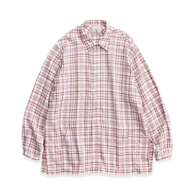 NICENESS Gigli Long Zip Pullover Shirt "Brown"