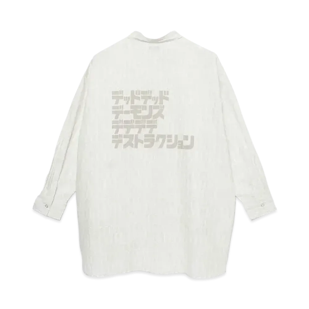 graniph x Inio Asano Invader Big Silhouette Shirt "Gray"