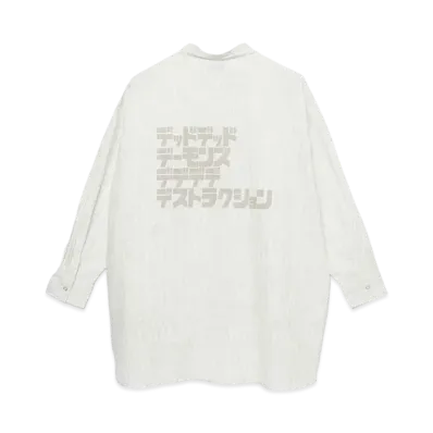 graniph x Inio Asano Invader Big Silhouette Shirt "Gray"