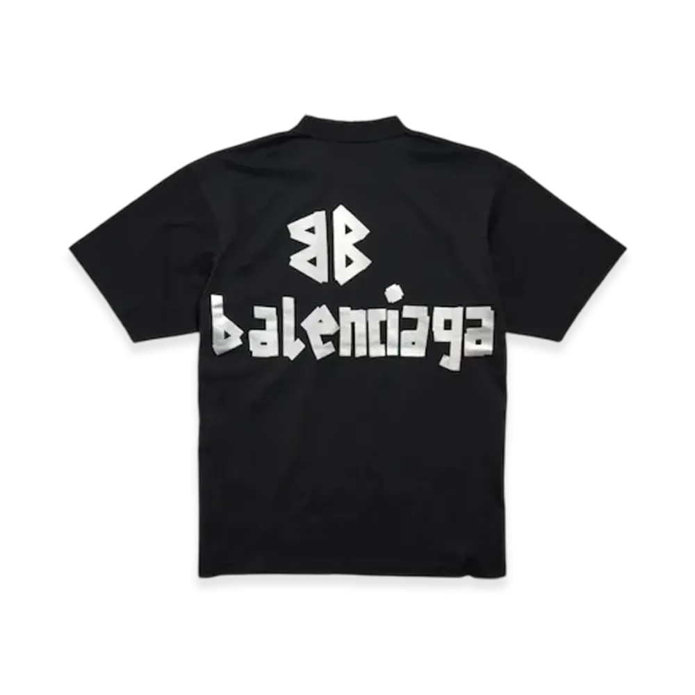 BALENCIAGA New Tape Type T-Shirt Medium Fit "Black"