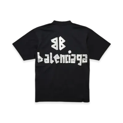 BALENCIAGA New Tape Type T-Shirt Medium Fit "Black"