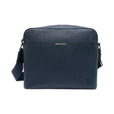 Louis Vuitton Anton Messenger PM Taiga "Bleu Marine"