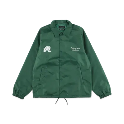 WIND AND SEA x Malbon Golf Coach Jacket "Green"