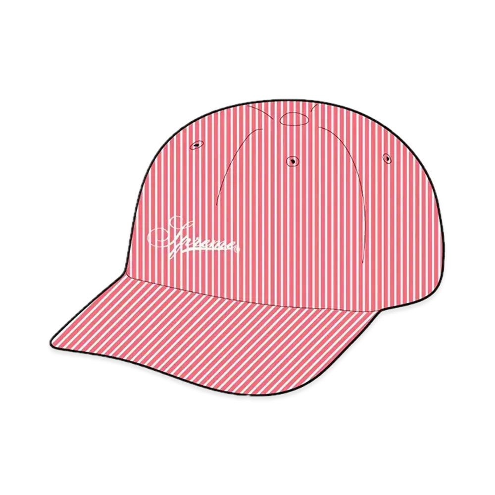 Supreme Stripe Mesh 6-Panel "Red"