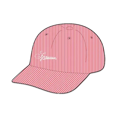 Supreme Stripe Mesh 6-Panel "Red"