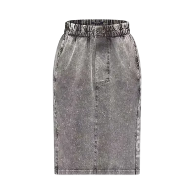 Louis Vuitton Vintage Effect Louis Vuitton Skirt "Metal Grey"