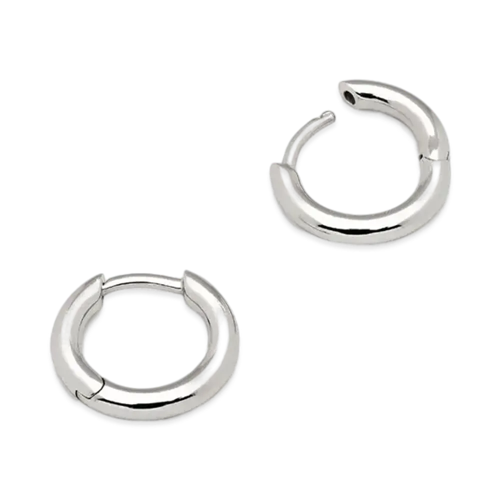 TOMWOOD Classic Hoop Small "Silver"