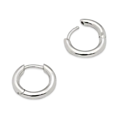 TOMWOOD Classic Hoop Small "Silver"