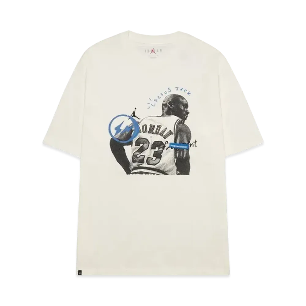 Air Jordan Travis Scott  Fragment Tee "White"