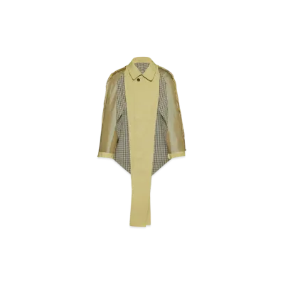 Maison Margiela Men's Decortique Trench Scarf "Pink Beige"