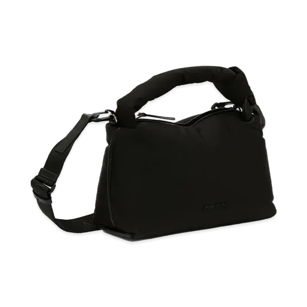 JW ANDERSON Puffy Corner Nylon Top-Handle Bag "Black"