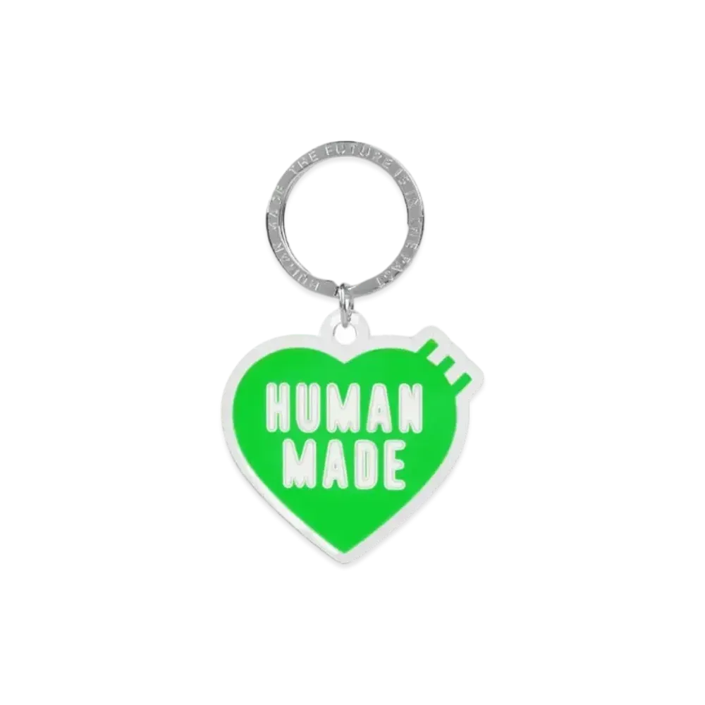 HUMAN MADE Heart Keyring "Green"