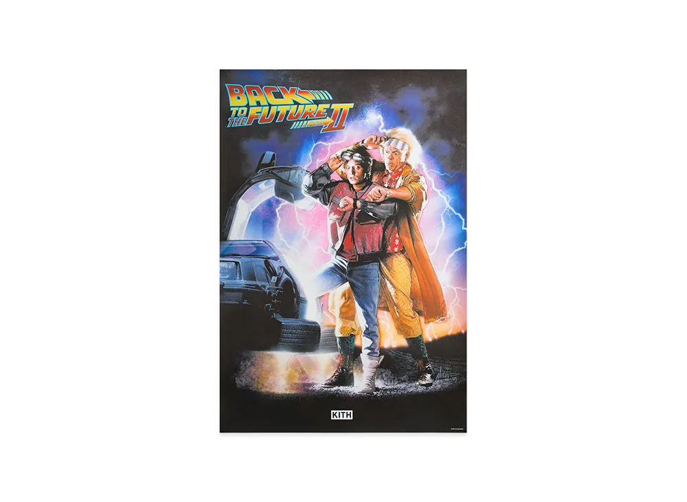 Kith x Back to the Future II Movie Poster "Multi"
