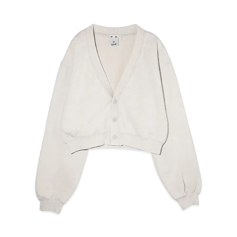 X-Girl Sweat Cardigan "Off White"