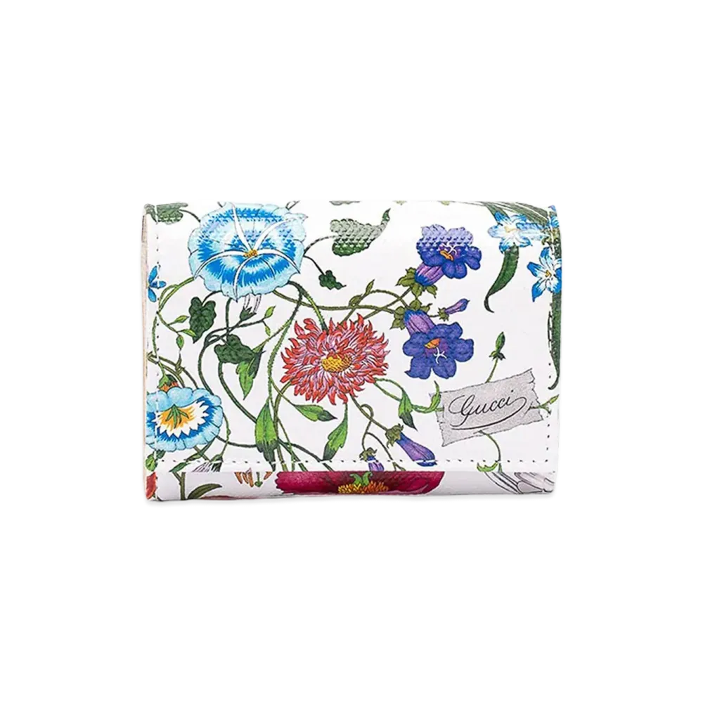GUCCI Women's Essence Flora Wallet "White"