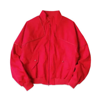 KAPITAL Dry Weather Sham Bomber Golf Jacket "Red"