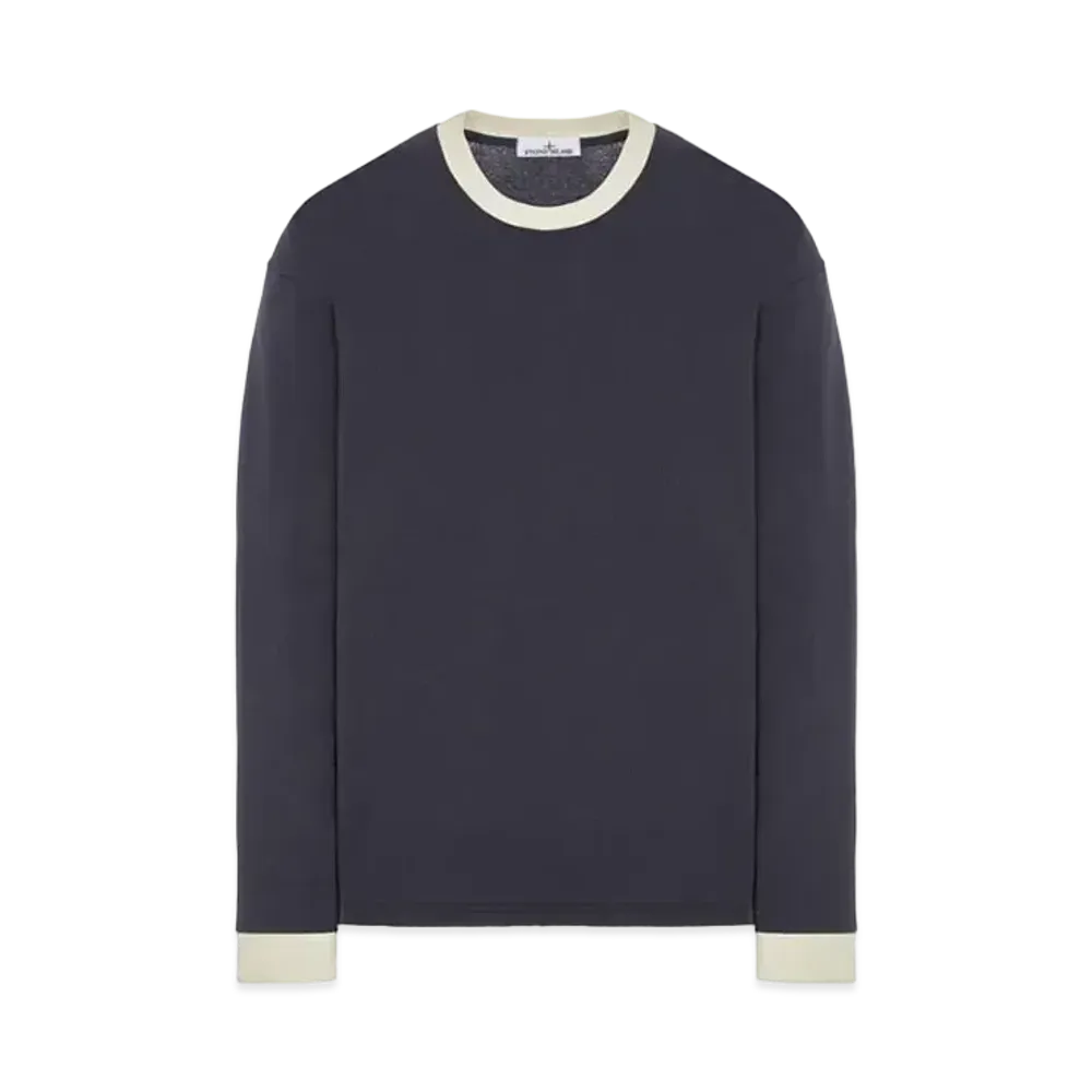 Stone Island 224X3 Marina Long Sleeve Crew Neck T-Shirt "Blue"