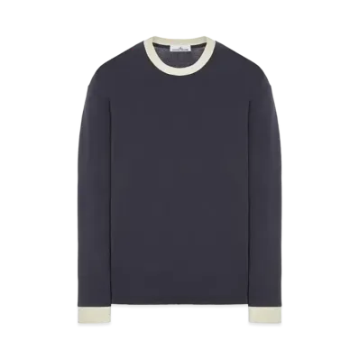 Stone Island 224X3 Marina Long Sleeve Crew Neck T-Shirt "Blue"