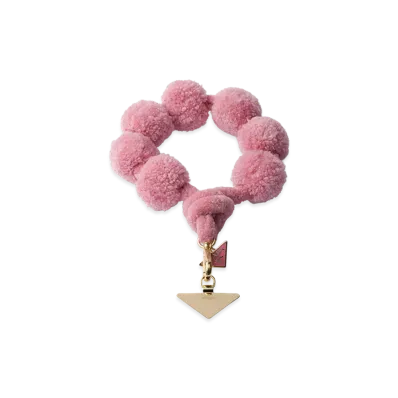 PRADA Wool Smartphone Wrist Strap "Petal Pink"