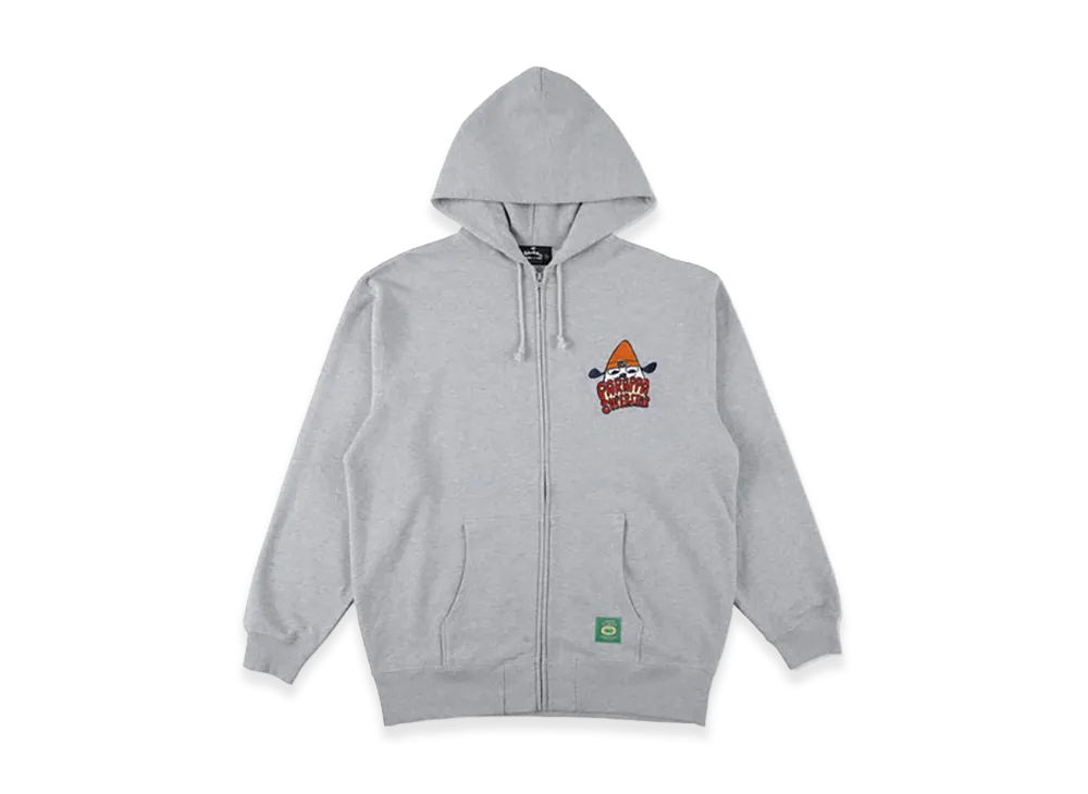 WIND AND SEA x Parappa The Rapper 96 Zip Up Hoodie "Gray"
