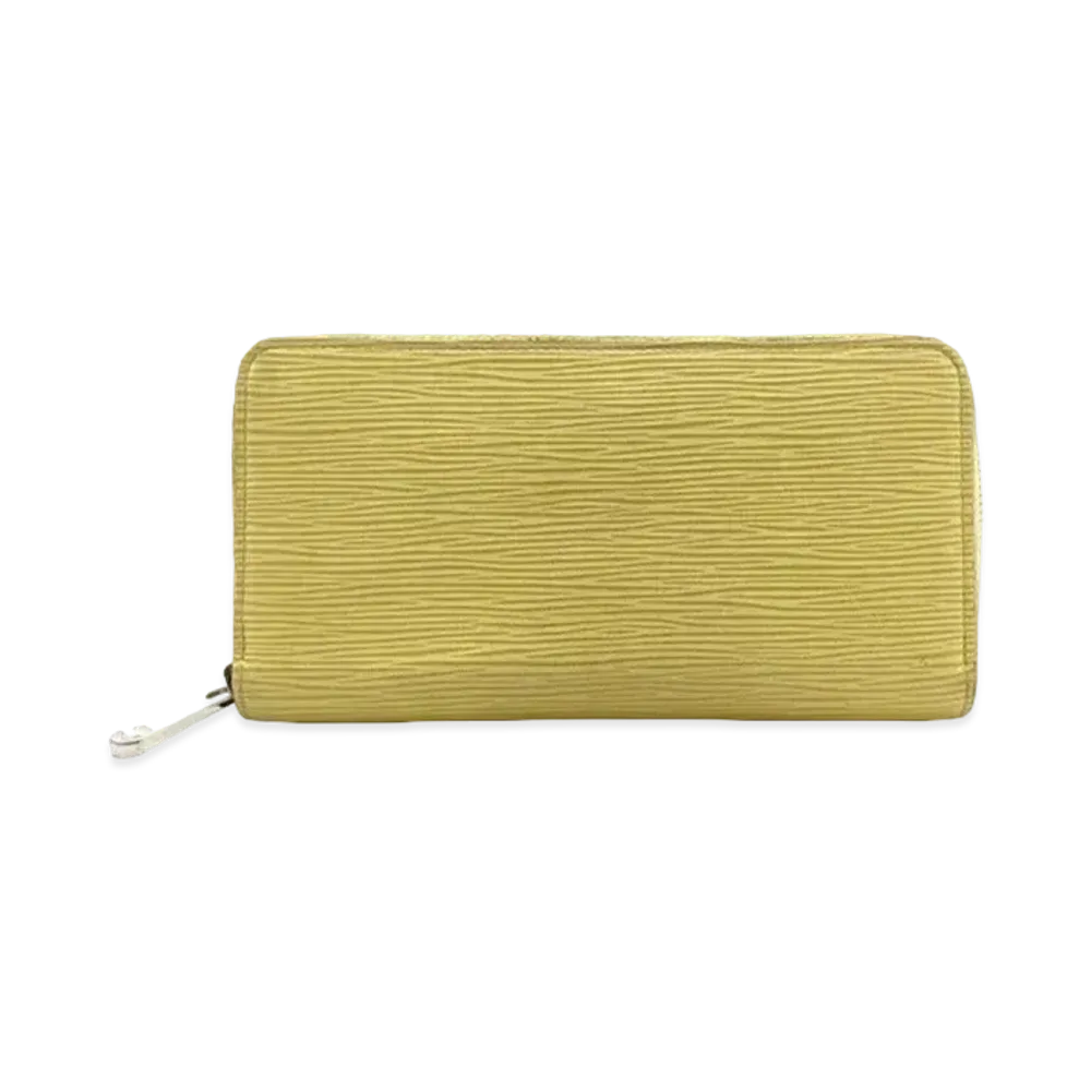 Louis Vuitton Zippy Wallet Epi "Jaune Pale"