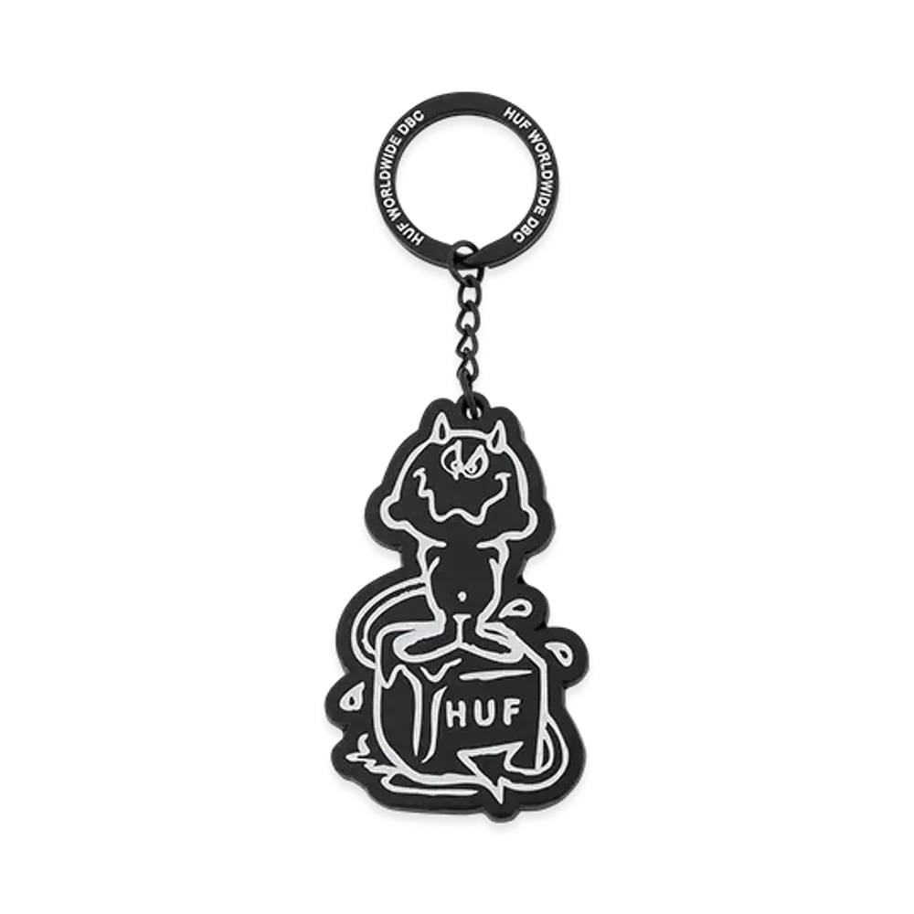 HUF Summer 25 Melt Keychain "Black"