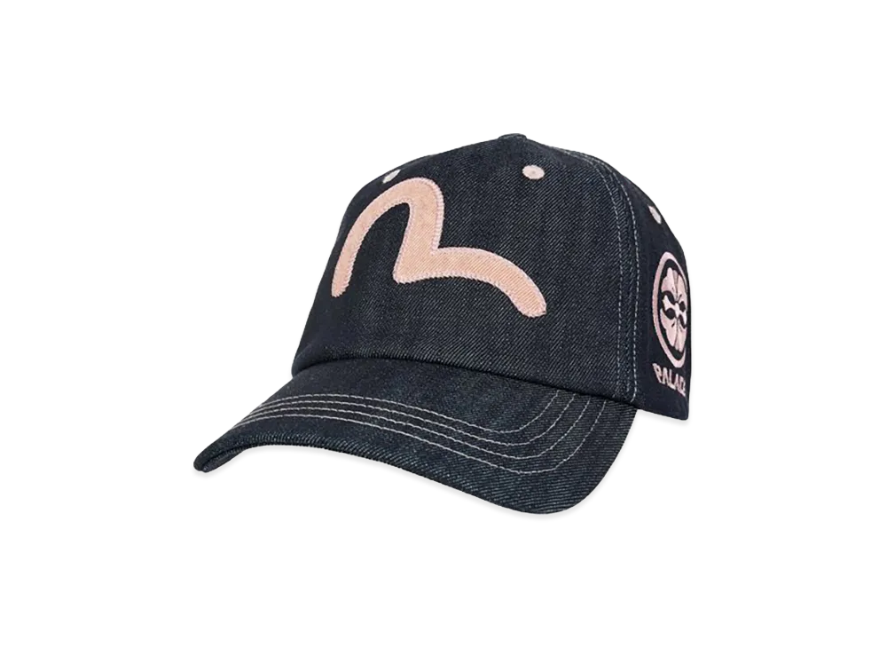 PALACE x EVISU Snapback "Indigo"