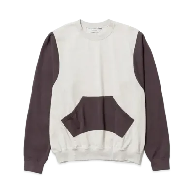 Sasquatchfabrix 2Tone Crewneck Sweatshirt "Ash Beige"