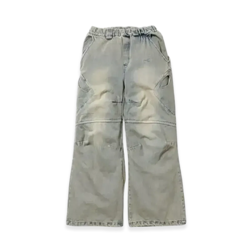 F-LAGSTUF-F CPG Rhombus Denim Pants "Blue"