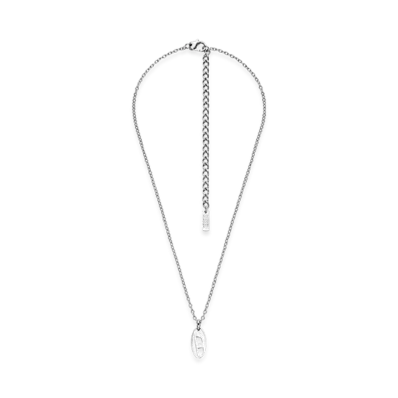 Diesel Dx1661040 Stainless Steel Pendant Necklace "Silver"