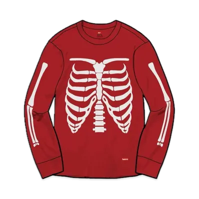 Supreme x Hanes Bones Thermal Crew (1 Pack) "Red"