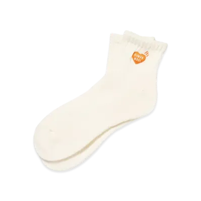 HUMAN MADE Pile Short Socks "White"