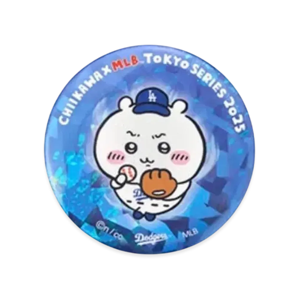 MLB x Chiikawa Tokyo Series Hologram Badge Chiikawa "Blue"
