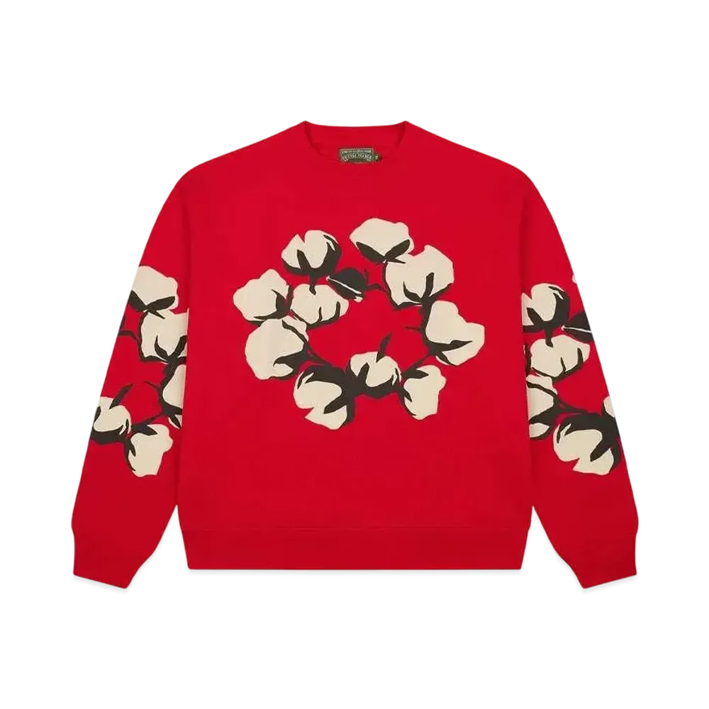 DENIM TEARS x CACTUS PLANT FLEA MARKET Crewneck "Red"